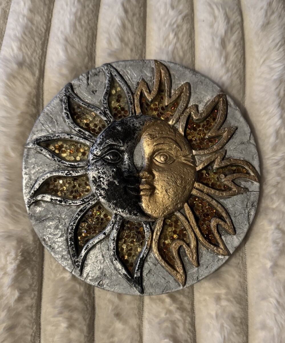 Celestial Sun And Moon Stepping Stone 90s Whimsygoth Decor